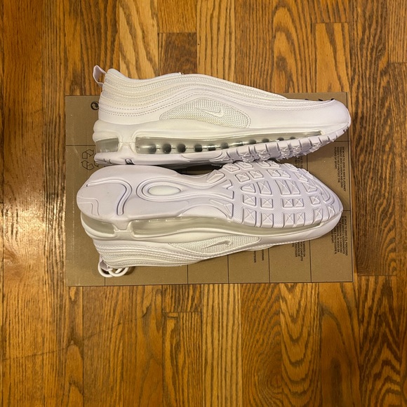 Nike Women’s Air Max 97 Triple White Training Sneaker - Picture 5 of 5